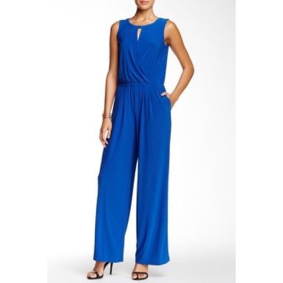 Nine West Pants - Nine West royal blue jumpsuit.  Size 2
